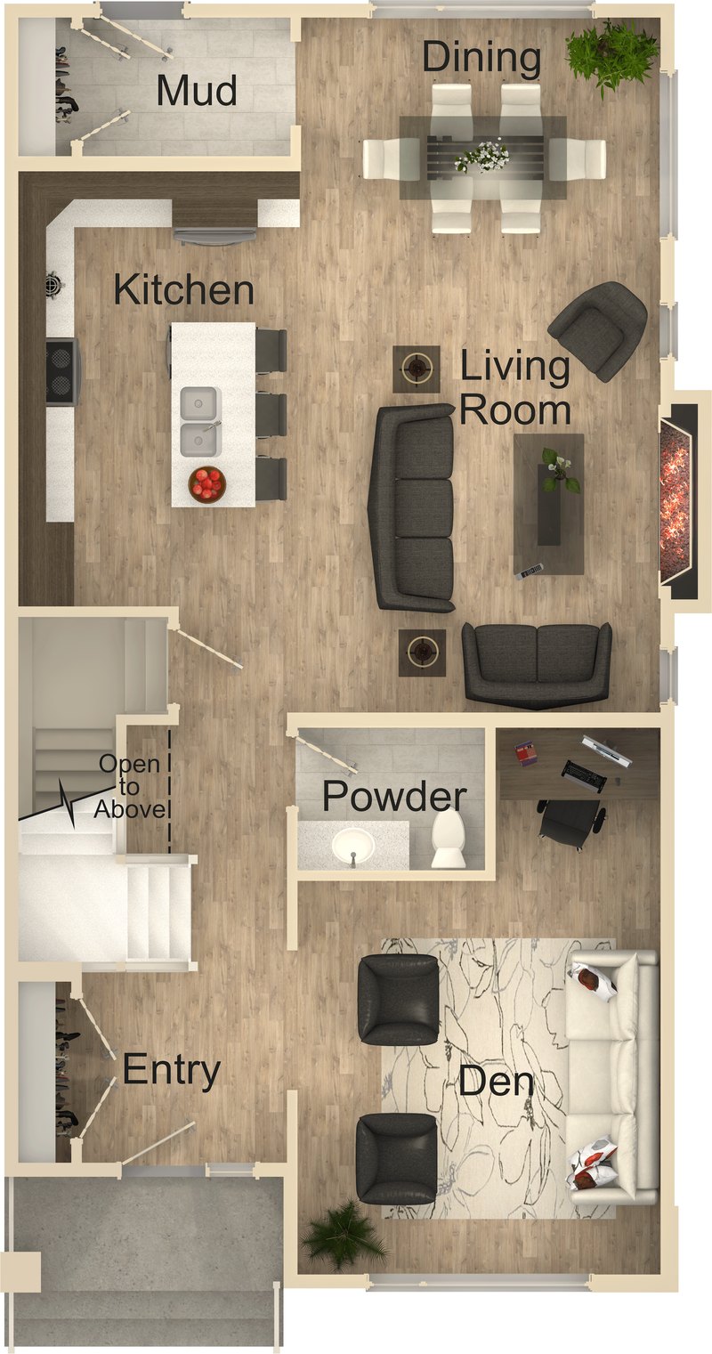 The Metropolitan main floor plan