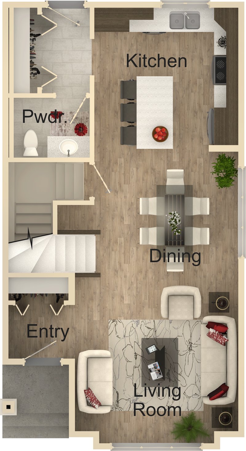 The Stratton main floor plan